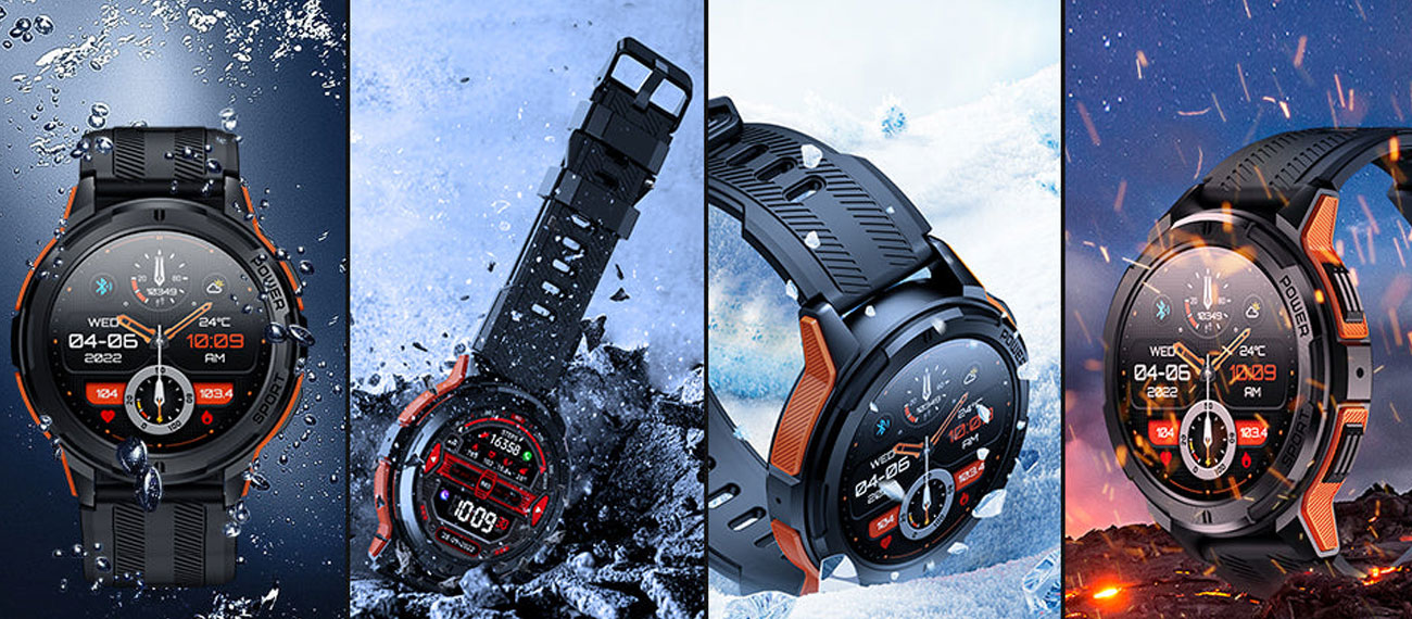 OUKITEL BT10 Rugged Sport Smartwatch