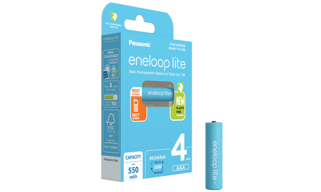 Akumulator Panasonic ENELOOP LITE AAA 550mAh 4 szt