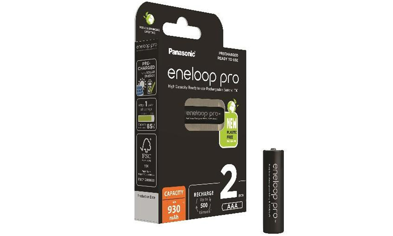 Panasonic ENELOOP PRO AAA 930mAh 2 Stück Akkus