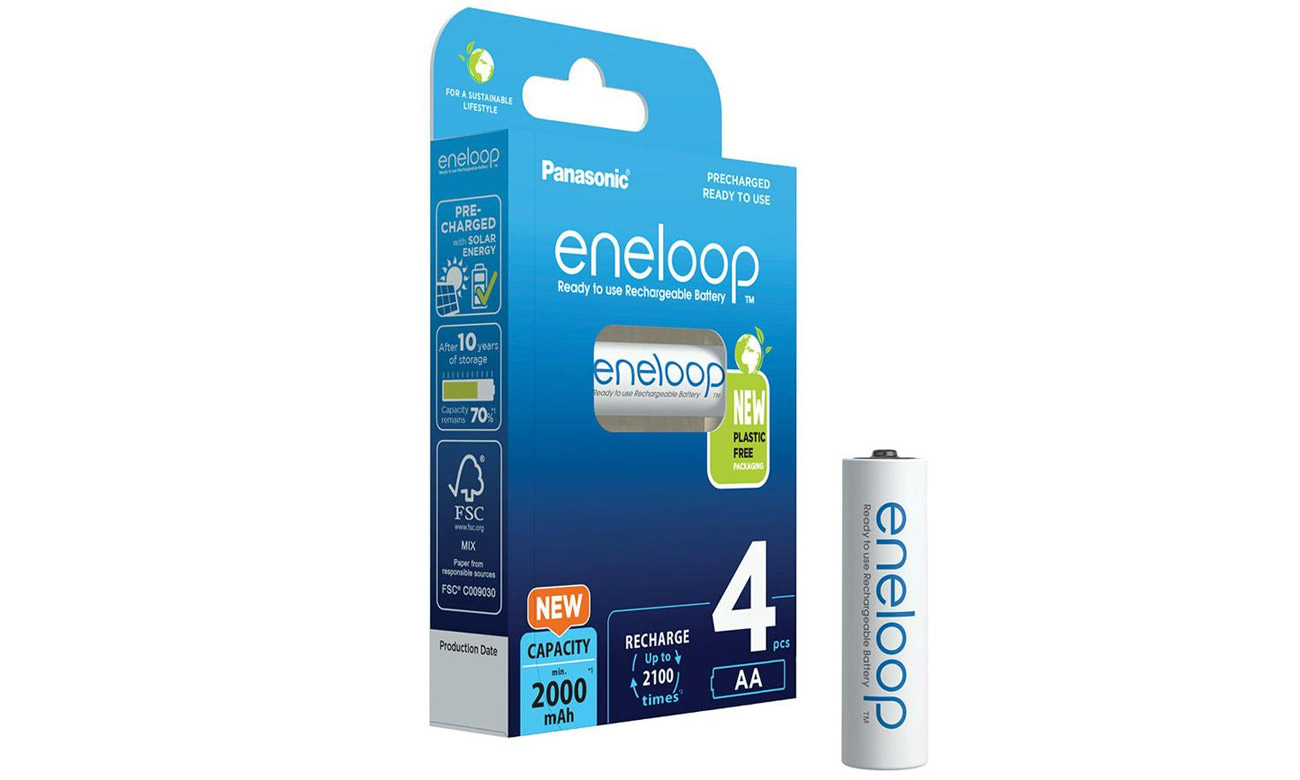 Panasonic ENELOOP AA 2000mAh Akkus 4 Stück