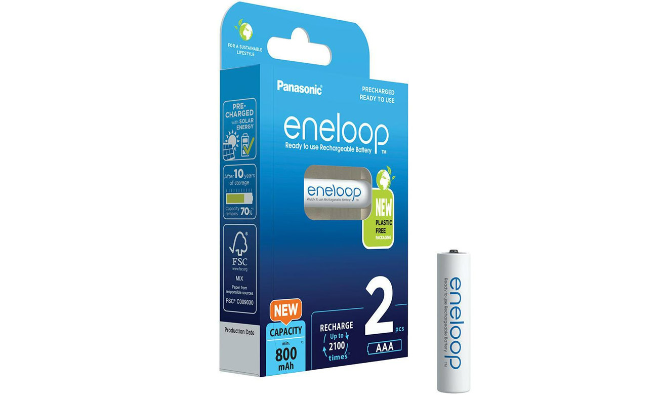Akkus Panasonic ENELOOP AAA 800 mAh 2 Stück