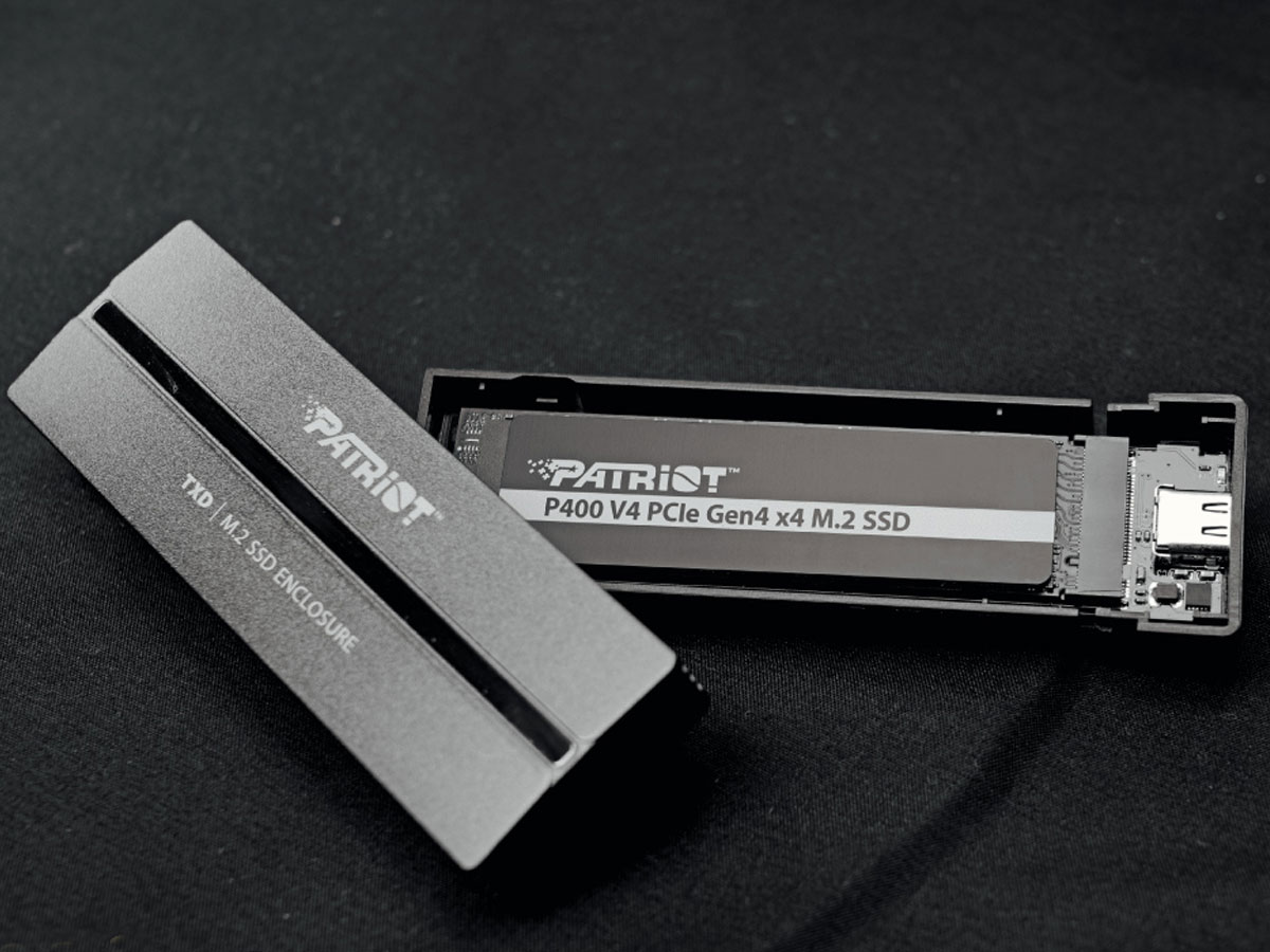 SSD-Festplatte Patriot P400 V4 - Kühlung