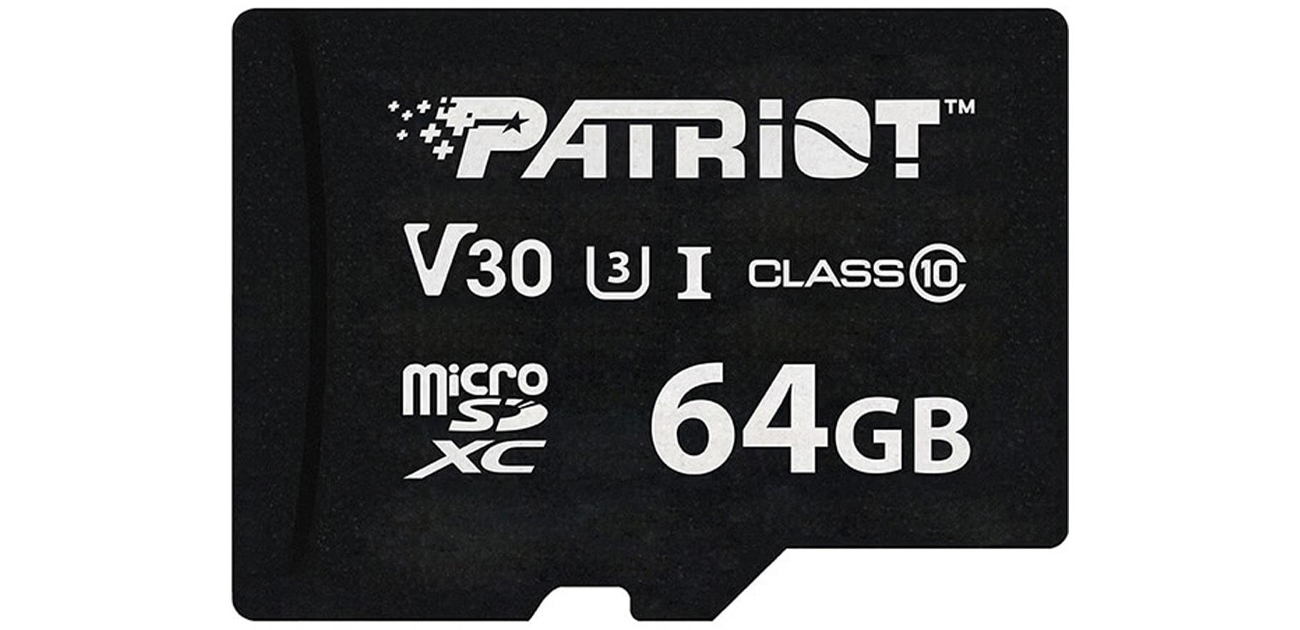 Patriot 64GB VX microSDXC UHS-I U3 V30 Speicherkarte