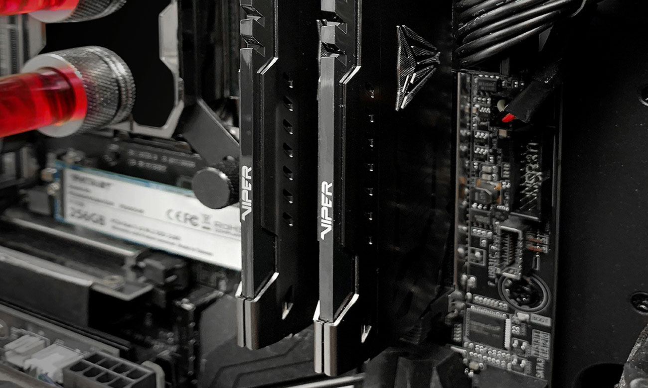 Patriot Viper Steel w komputerze