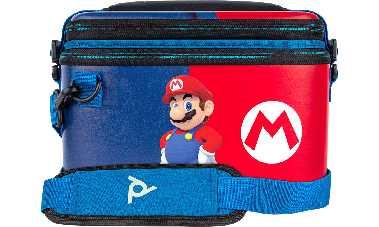 Koffer + Etui PDP Pull-N-Go Mario Edition - Vorderansicht