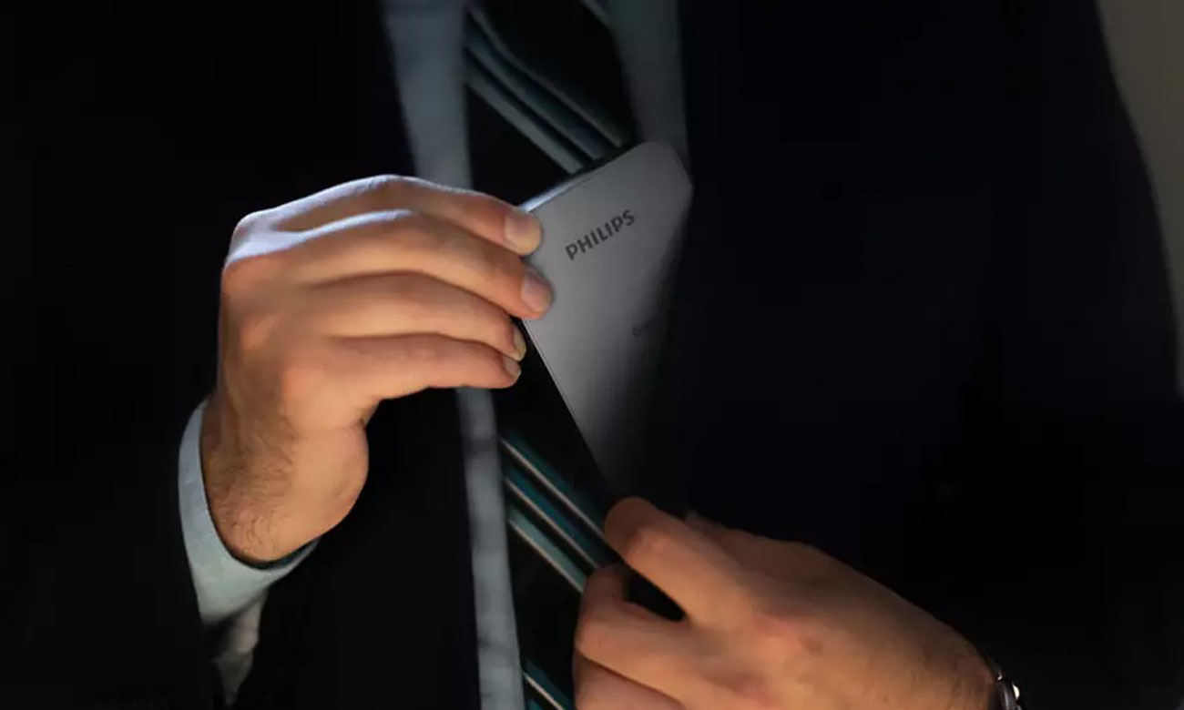 75-Zoll-Bild in der Tasche