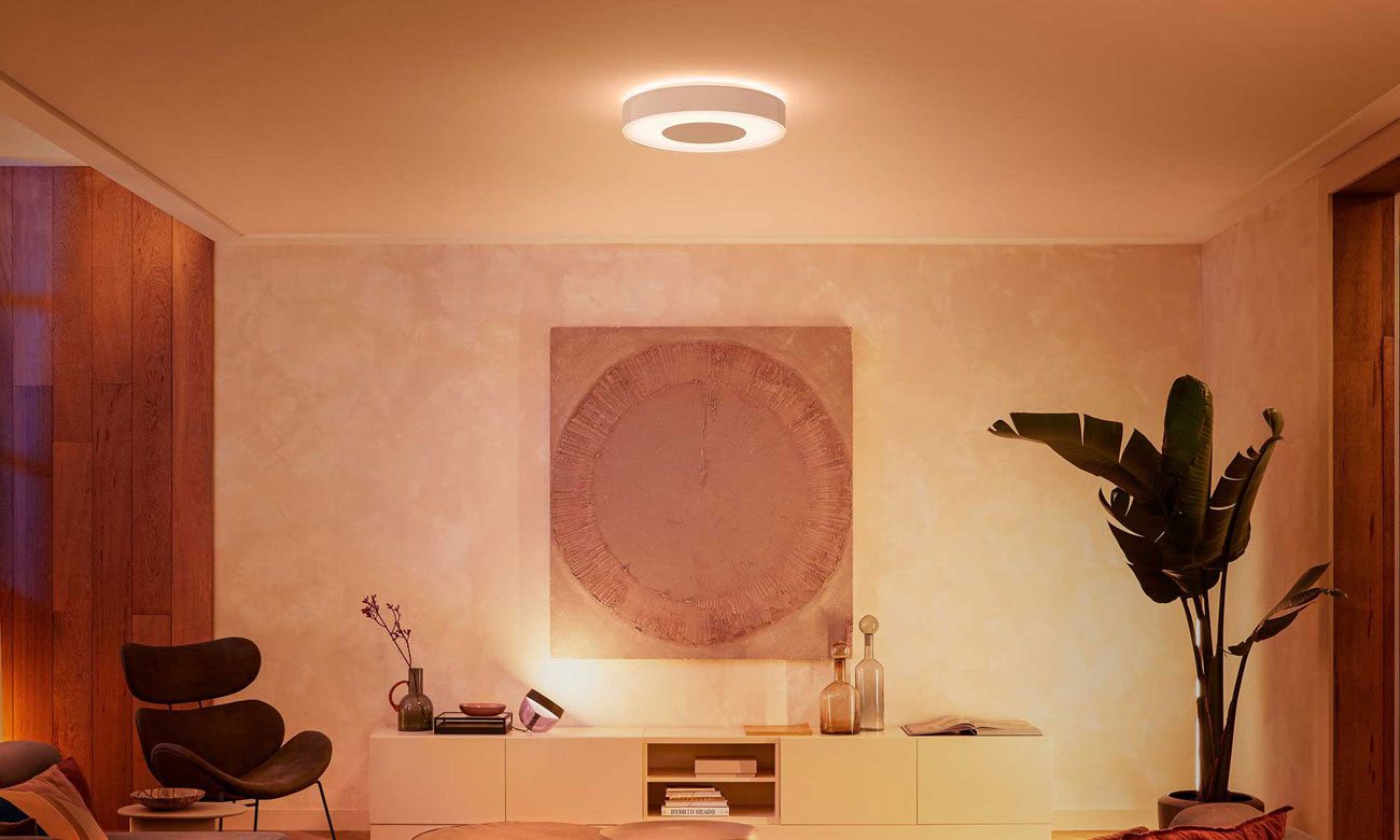 Lampa sufitowa Philips Hue Infuse L Biała - Szeroka paleta odcieni białego i kolorowego światła