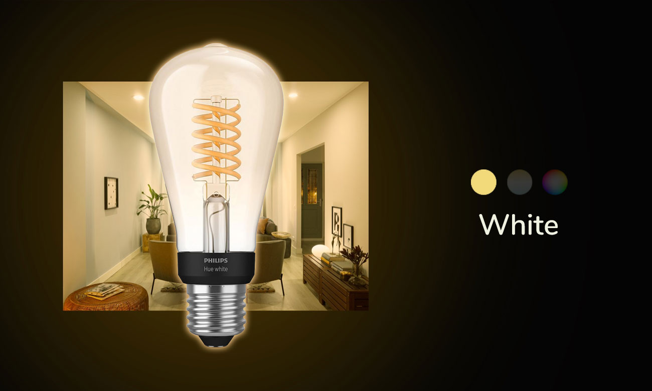 Philips Hue White Retro ST64 (1 Stk. E27)