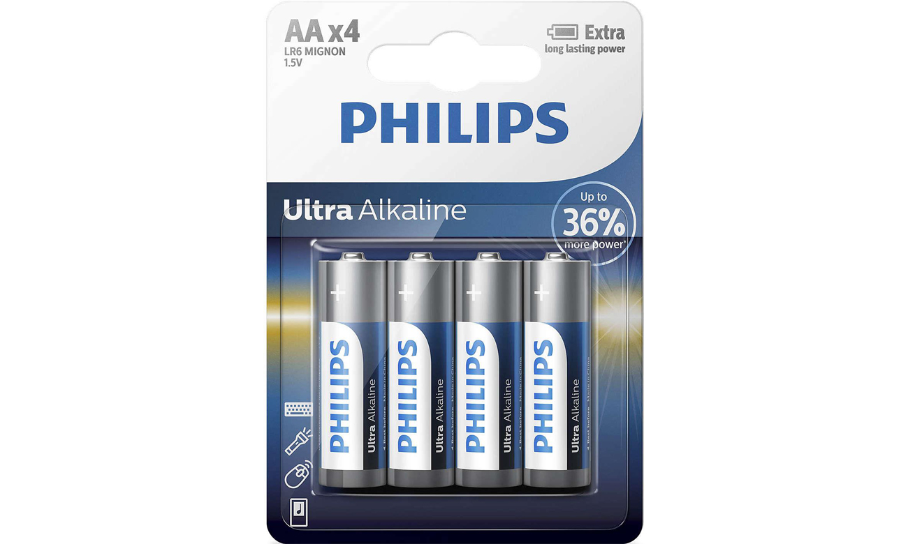 Philips Ultra Alkaline AA Batterien 4 Stk.