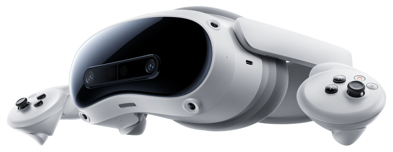 Gogler VR Pico 4 Ultra - Ansicht von vorne im Winkel