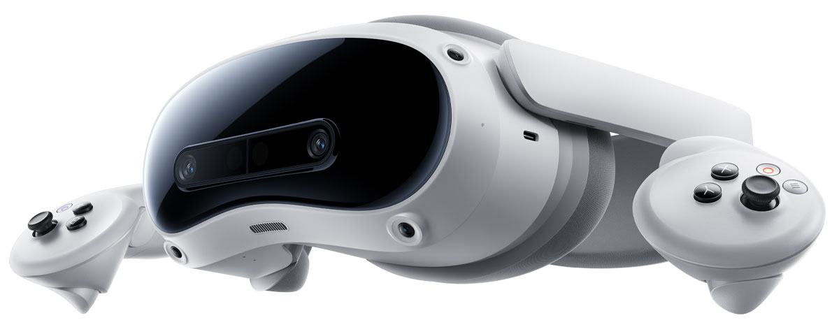 Gogler VR Pico 4 Ultra - Ansicht von vorne im Winkel