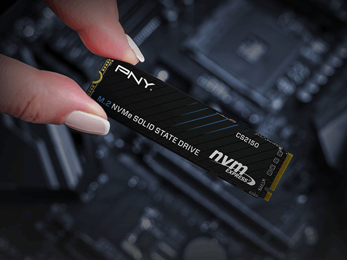 SSD M.2 PNY CS2150 PCIe Gen5 NVMe - Lifestyle-Grafik