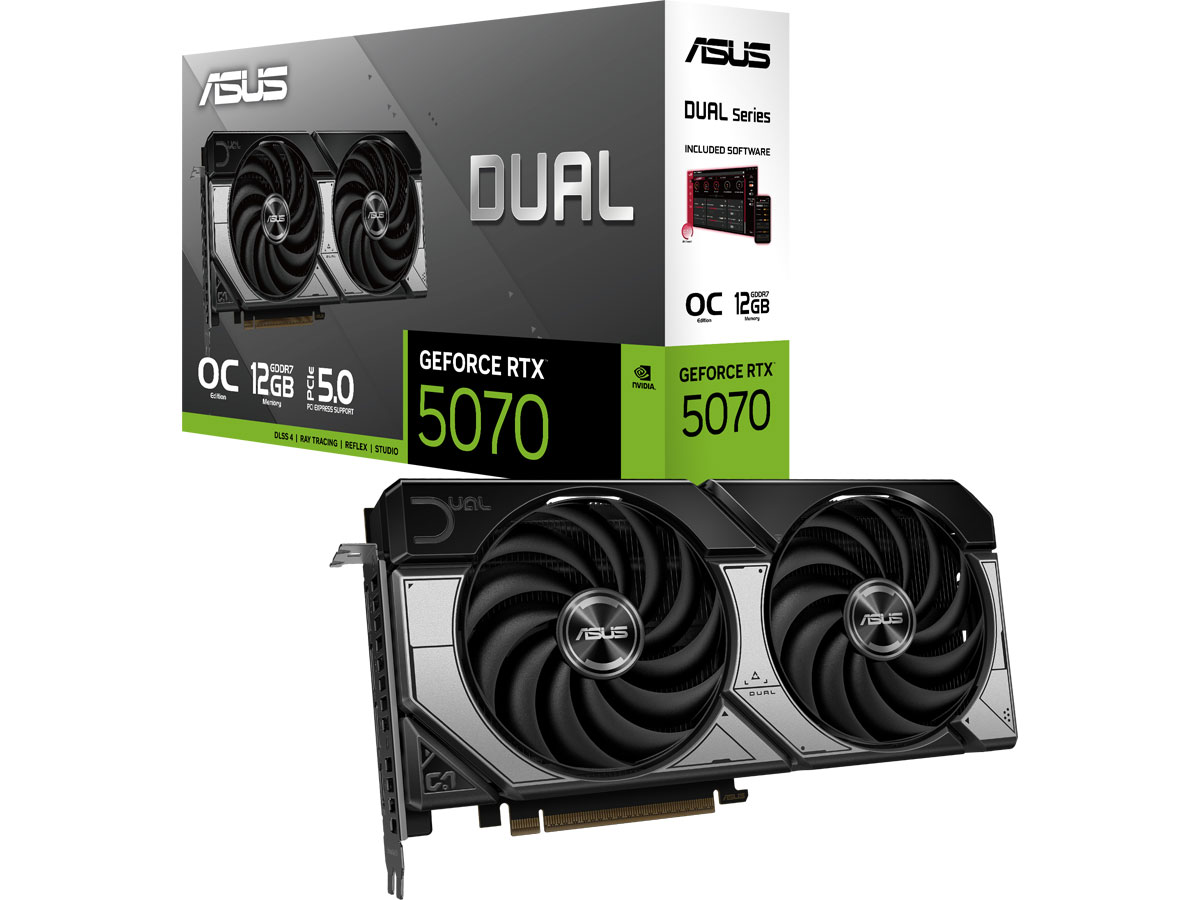 ASUS GeForce RTX 5070 Dual OC 12 GB GDDR7 DLSS4