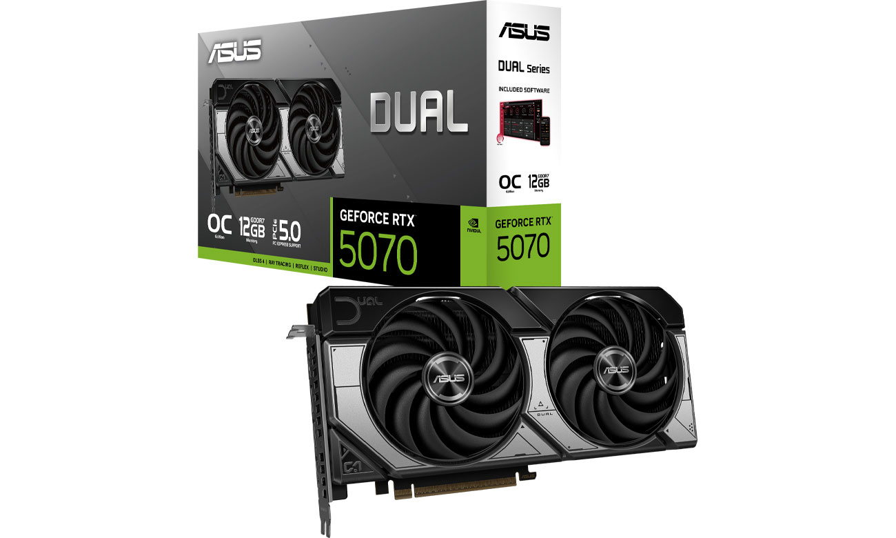 ASUS GeForce RTX 5070 Dual OC 12 GB GDDR7 DLSS4