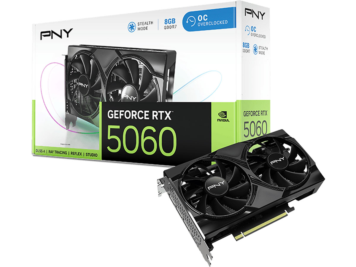 PNY GeForce RTX 5060 OC 8 GB GDDR7 DLSS4