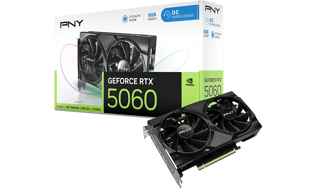 PNY GeForce RTX 5060 OC 8 GB GDDR7 DLSS4