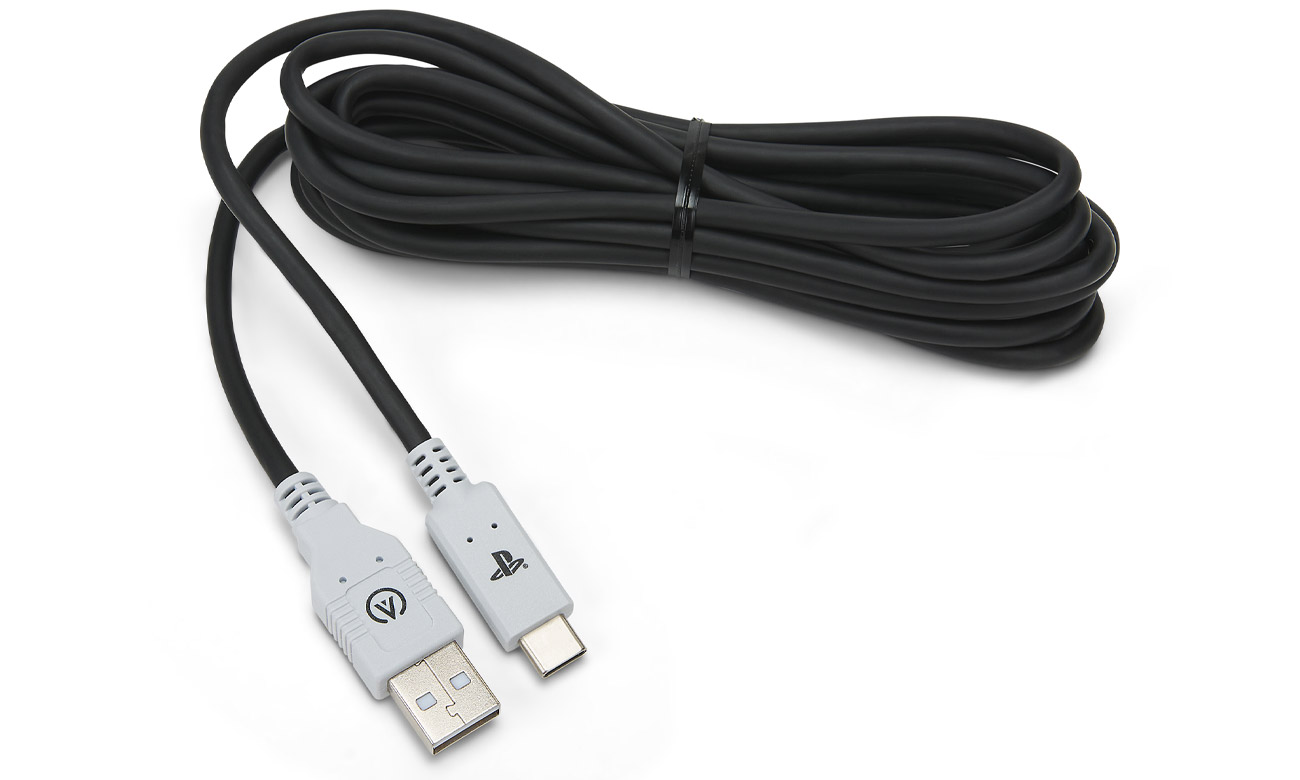 PowerA USB-A - USB-C Kabel für PS5 3m - Gesamtansicht