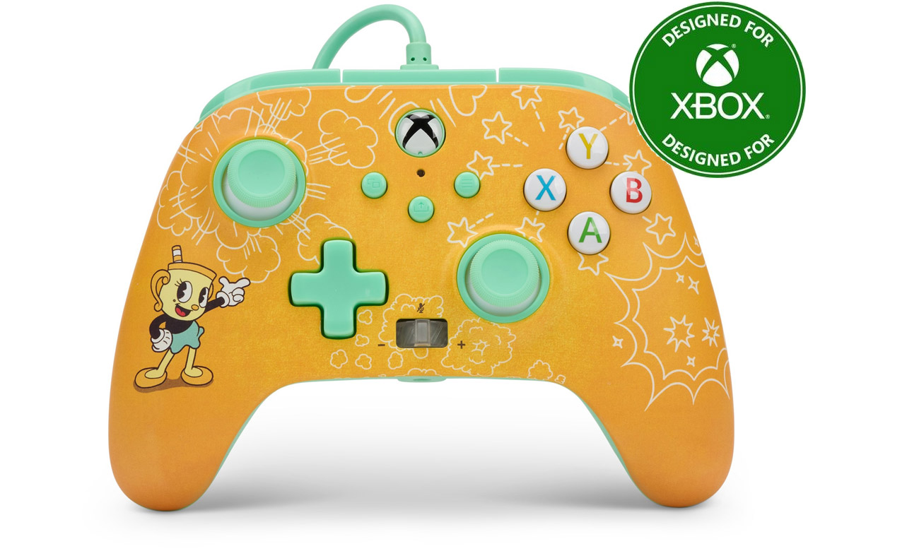 PowerA Enhanced Cuphead Ms Chalice Kabelgebundener Controller für Xbox Series X|S