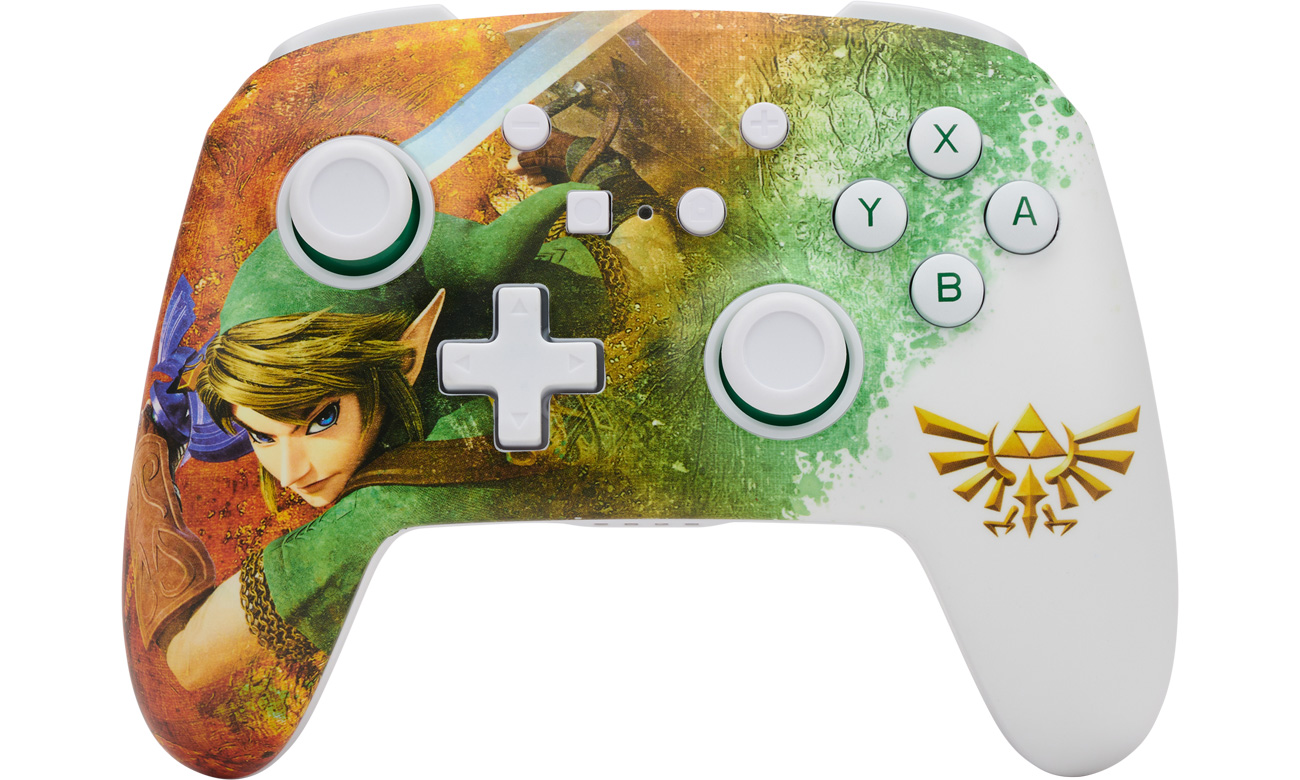 PowerA Pad Enhanced Zelda Link Aquarell für Nintendo Switch