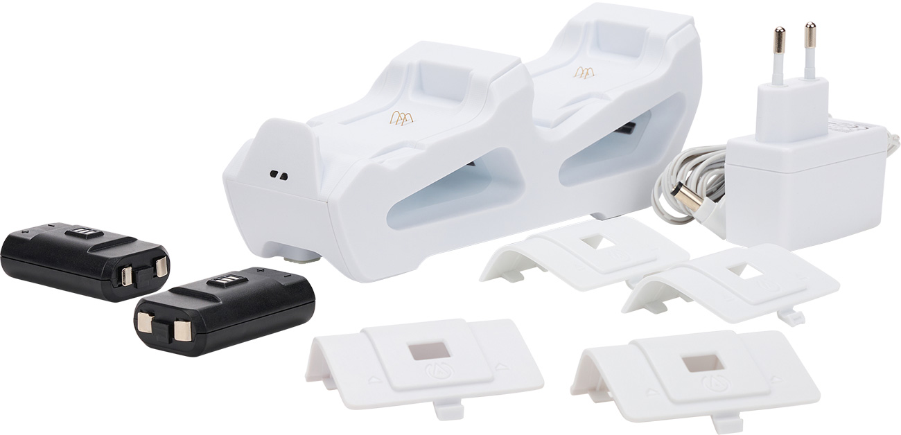 Ladegerät für Controller XS/XO PowerA Duo Weiß - Inhalt des Sets