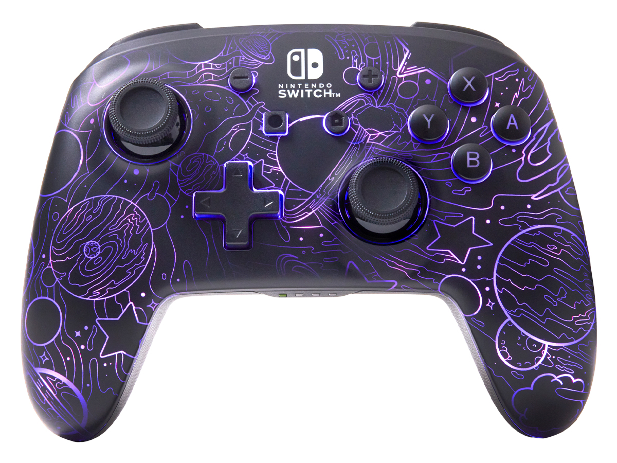 PowerA Enhanced Lumectra Galactic Vortex Controller – Vorderansicht