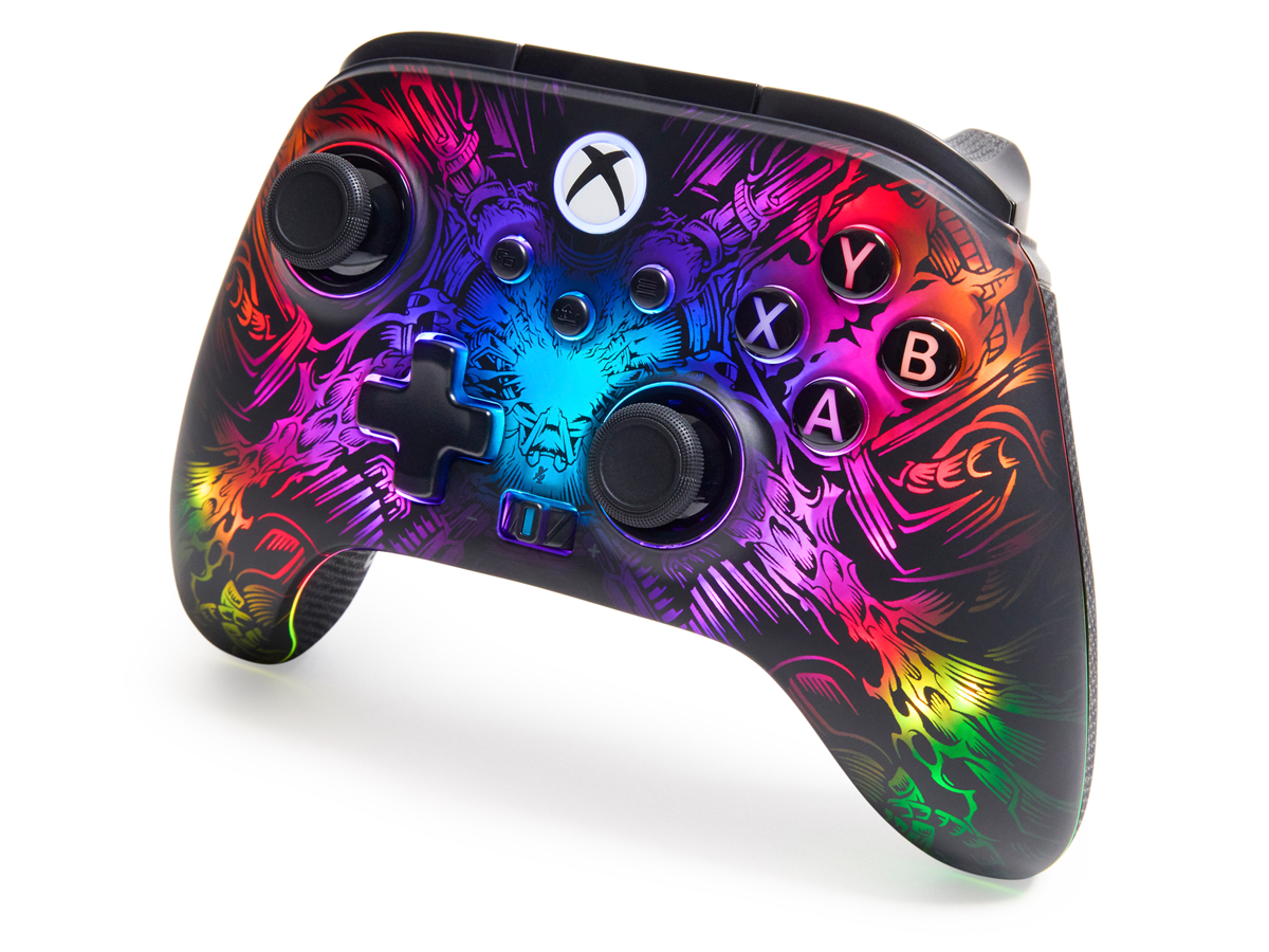 PowerA Fusion PRO Lumectra XS/PC Controller - Vorderansicht im Winkel