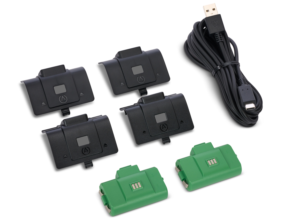 Zwei Akkus PowerA Play and Charge Kit für Xbox USB-C - Inhalt des Sets