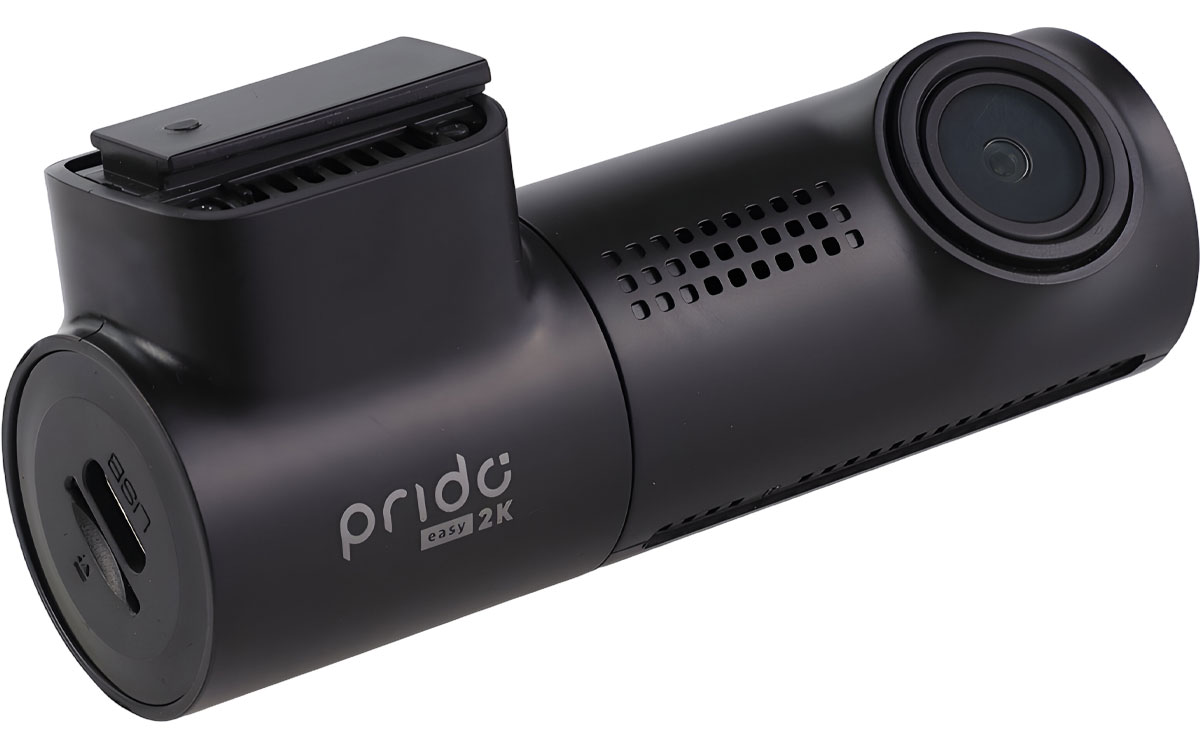 Dashcam Prido Easy 2K – Vorderansicht schräg