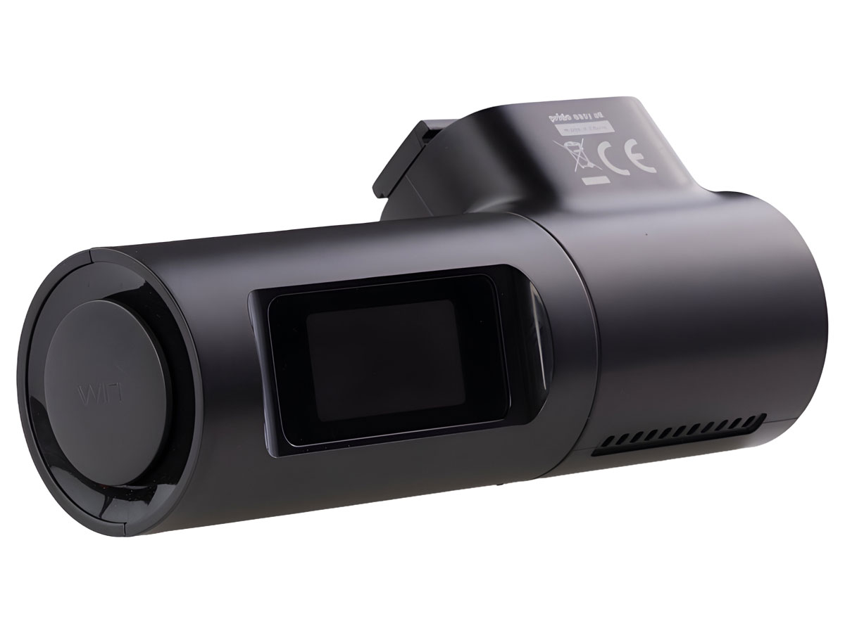 Wideorejestrator Prido Easy 4K - Widok od tyłu pod kątem