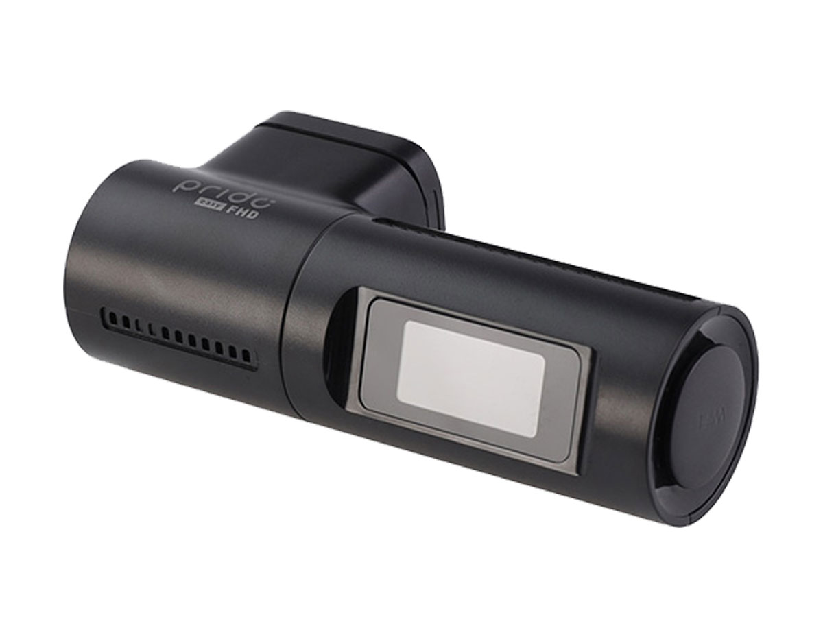 Dashcam Prido Easy Full HD - Ansicht von hinten im Winkel