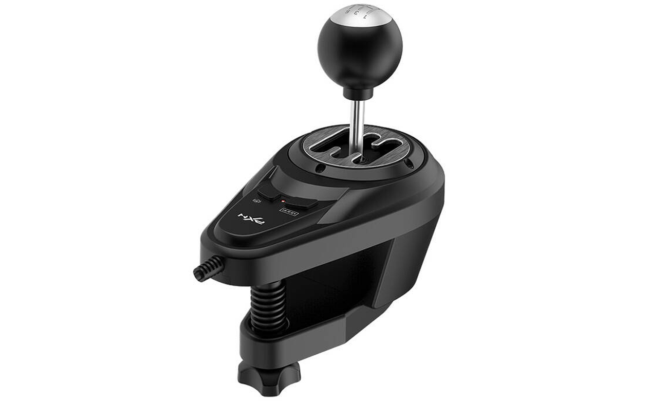 Drążek zmiany biegów PXN A7 do PC, PS3, PS4, Xbox One i Nintendo Switch - Widok od tyłu pod kątem