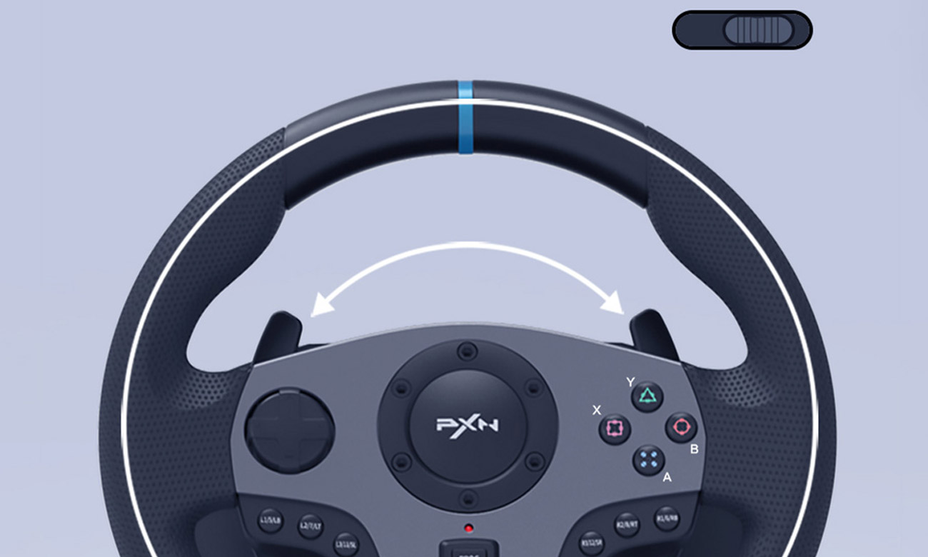 Lenkrad für Spiele PXN V9 - Immersion und Realismus