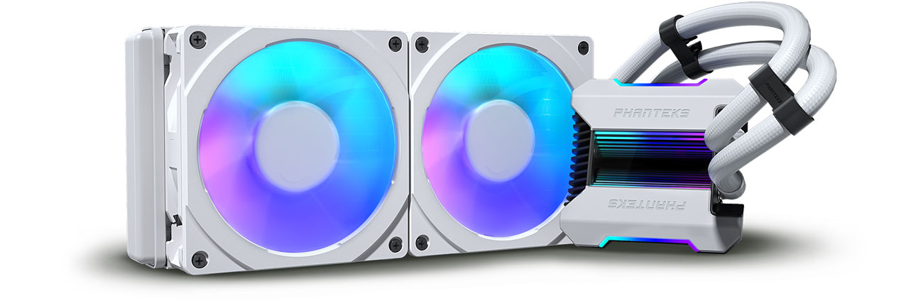 Phanteks Glacier One 240 DRGB White 2x120mm