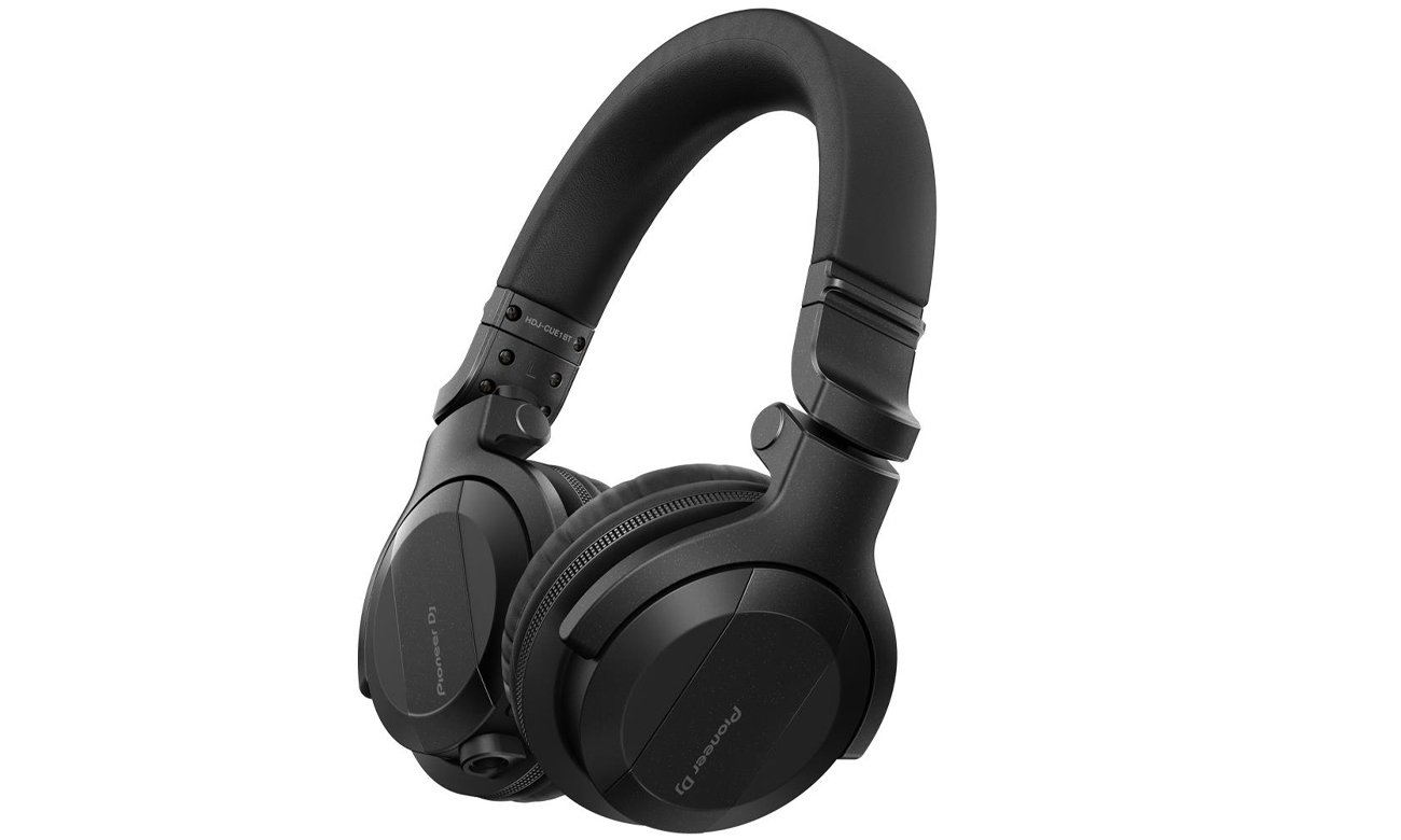 DJ-Kopfhörer Pioneer HDJ-CUE1BT Schwarz - Vorderansicht im Winkel