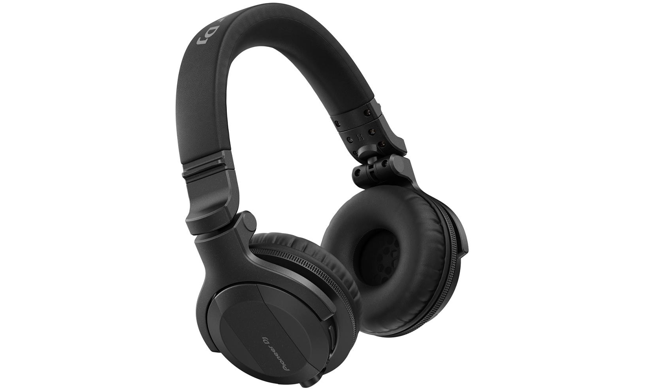 DJ-Kopfhörer Pioneer HDJ-CUE1BT Schwarz - Vorderansicht im Winkel