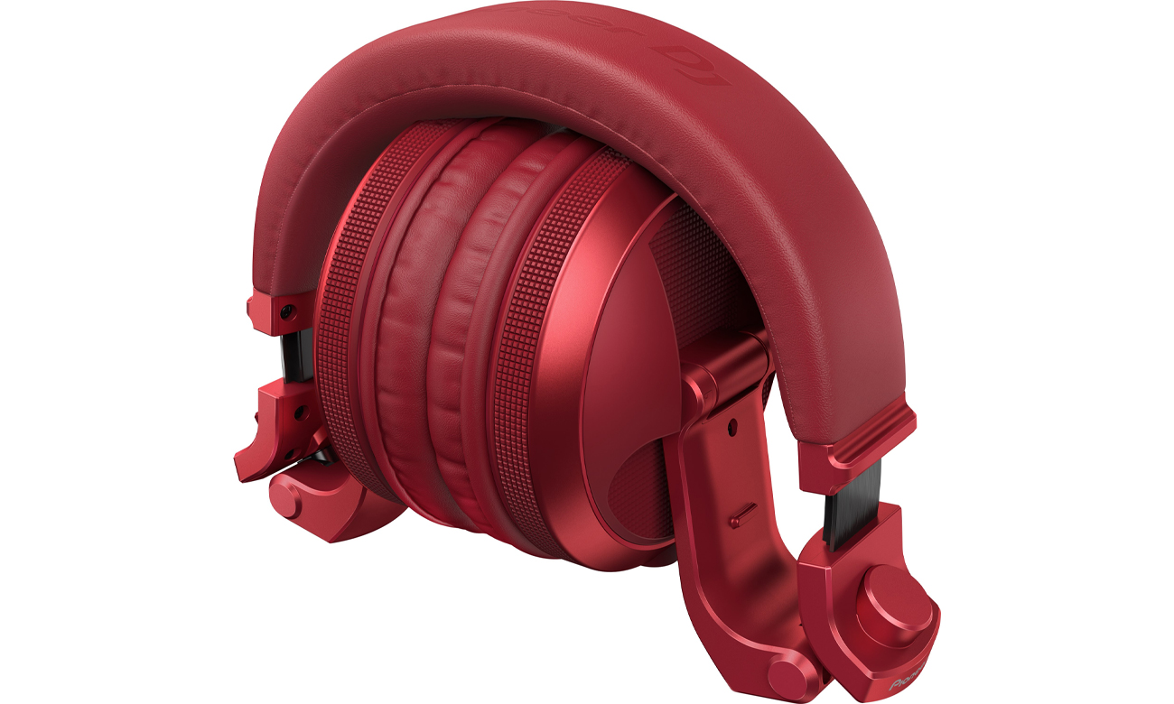 Pioneer HDJ-X5BT DJ-Kopfhörer Rot - Zusammengeklapptes Design