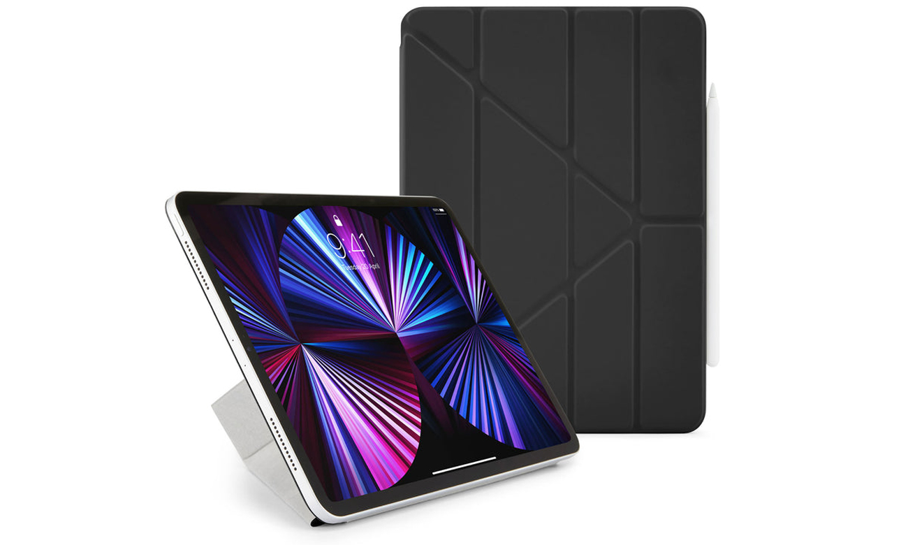 Etui Pipetto Origami No4 Slim Folio Case für iPad Pro 11 (2024) schwarz