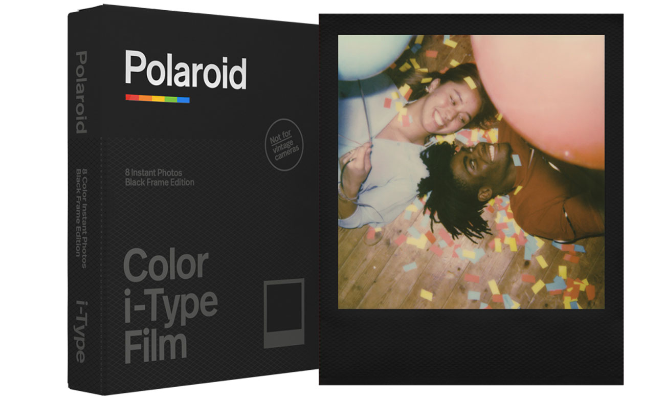 Polaroid Color Film I-type Black Frame Edition Kassetten