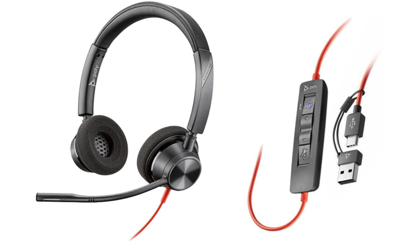 Poly Blackwire 3320 Stereo MS Headset