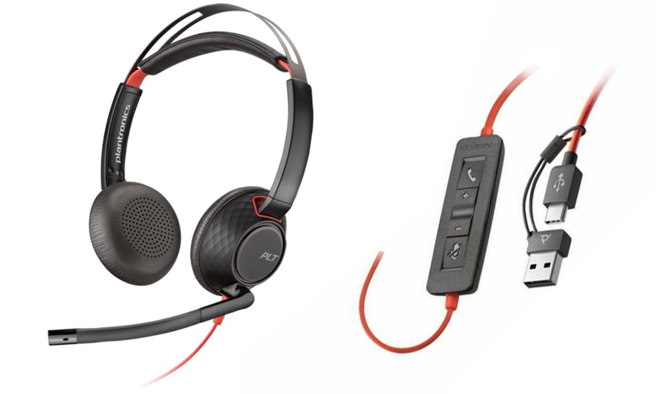 Zestaw słuchawkowy Poly Blackwire C5220 Stereo USB-A - Widok ogólny