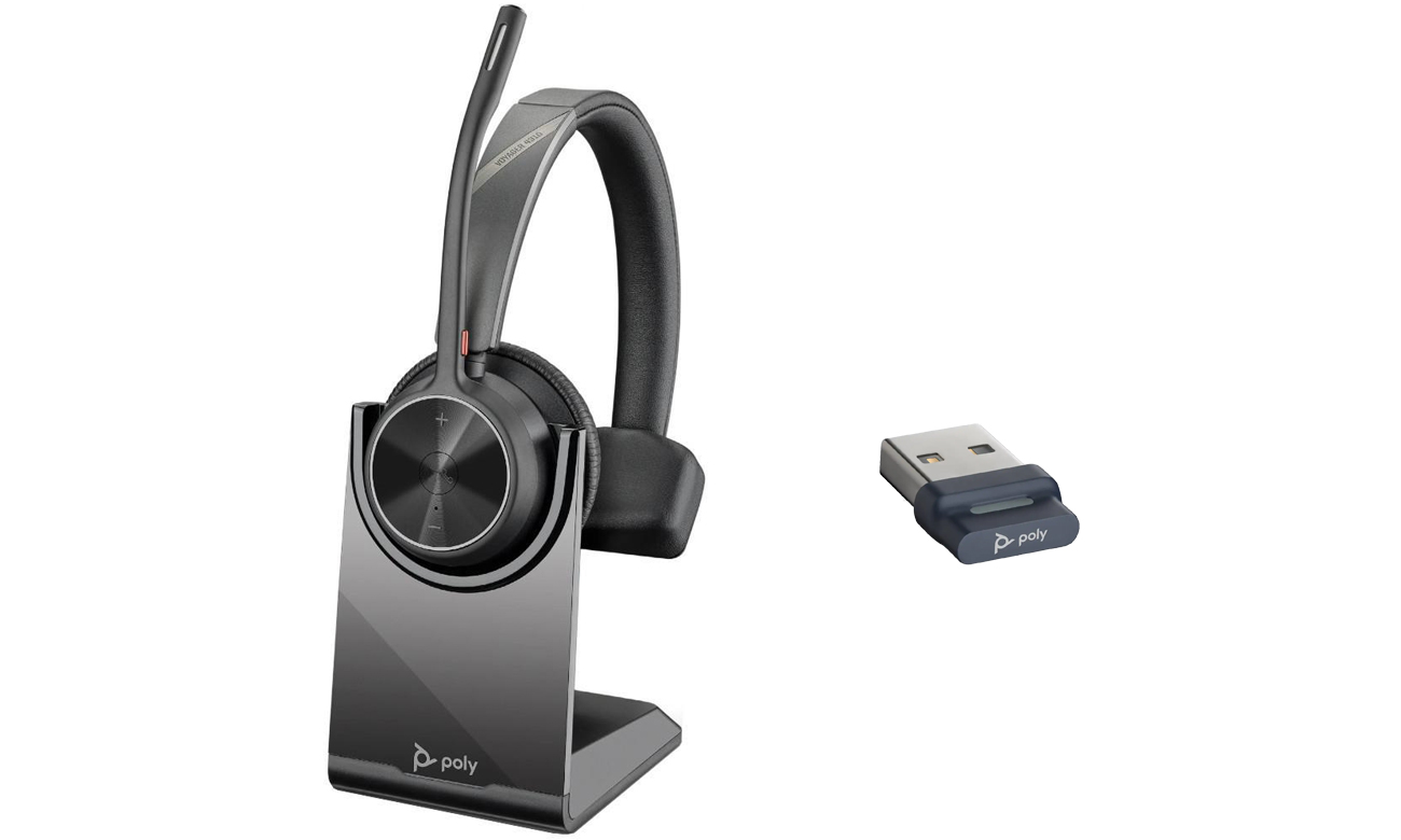 Set Headset Poly Voyager 4310 UC + BT700 + Station ładująca - Ansicht allgemein