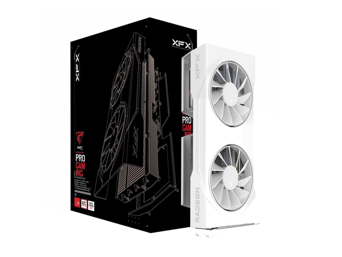 XFX Radeon RX 9060 XT Swift Gaming White OC 8GB GDDR6