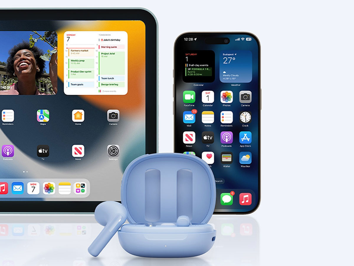 Drahtlose Kopfhörer QCY Ailybuds E20 HT13 - App