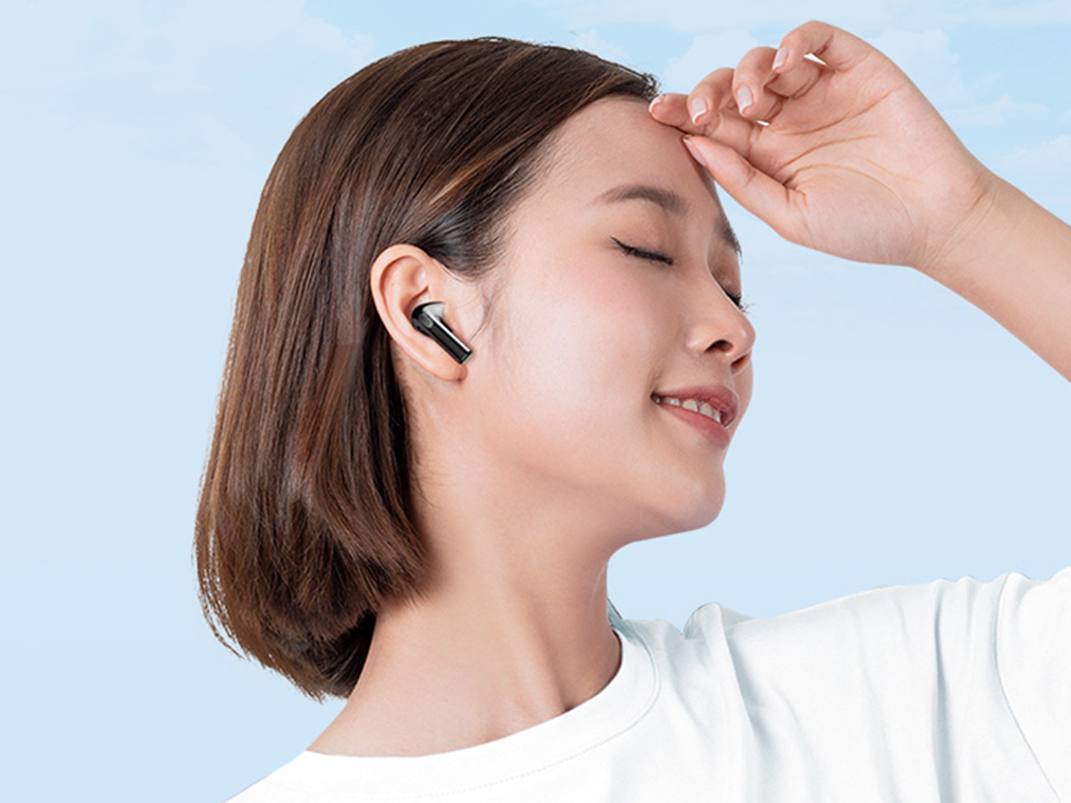 Drahtlose Kopfhörer QCY T20 Schwarz - Lifestyle-Grafik