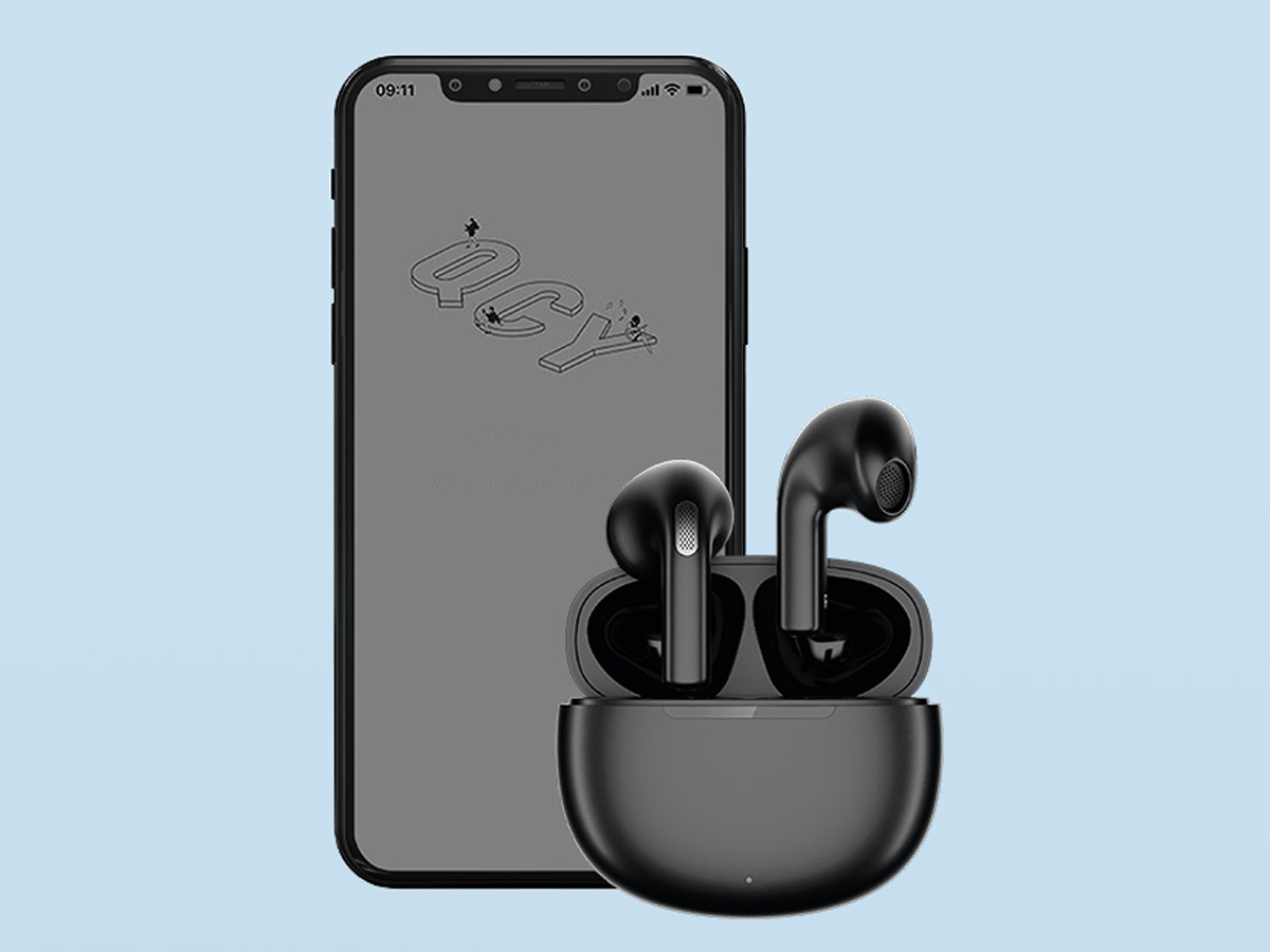 Drahtlose Kopfhörer QCY T20 Schwarz - 