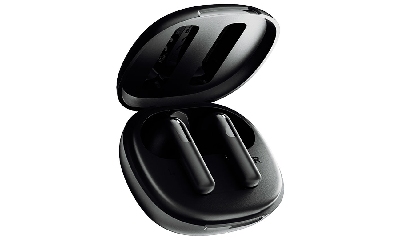 Drahtlose Kopfhörer QCY Ailybuds E10 QT35 Schwarz - Gesamtansicht