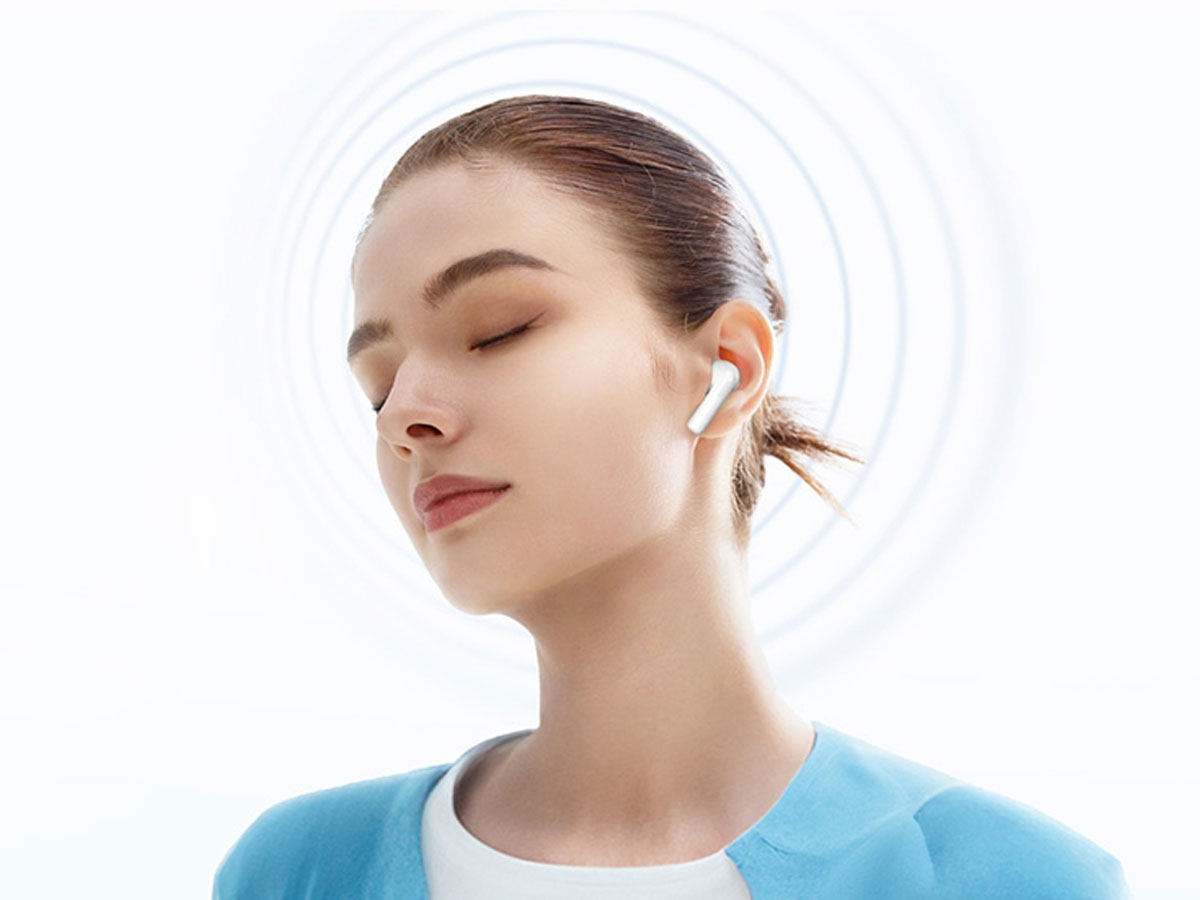 Drahtlose Kopfhörer QCY Ailybuds E10 QT35 - Lifestyle-Grafik