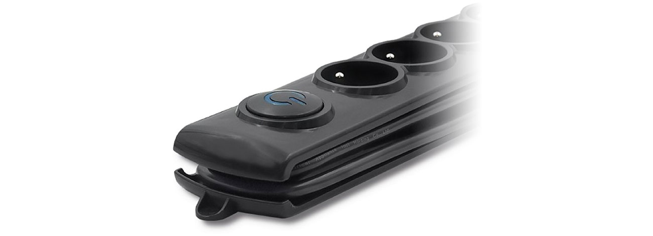 Qoltec Überspannungsschutzleiste