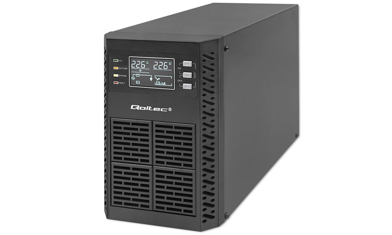 Zasilacz Qoltec UPS 6kVA 600W Power Factor 1.0 On-line