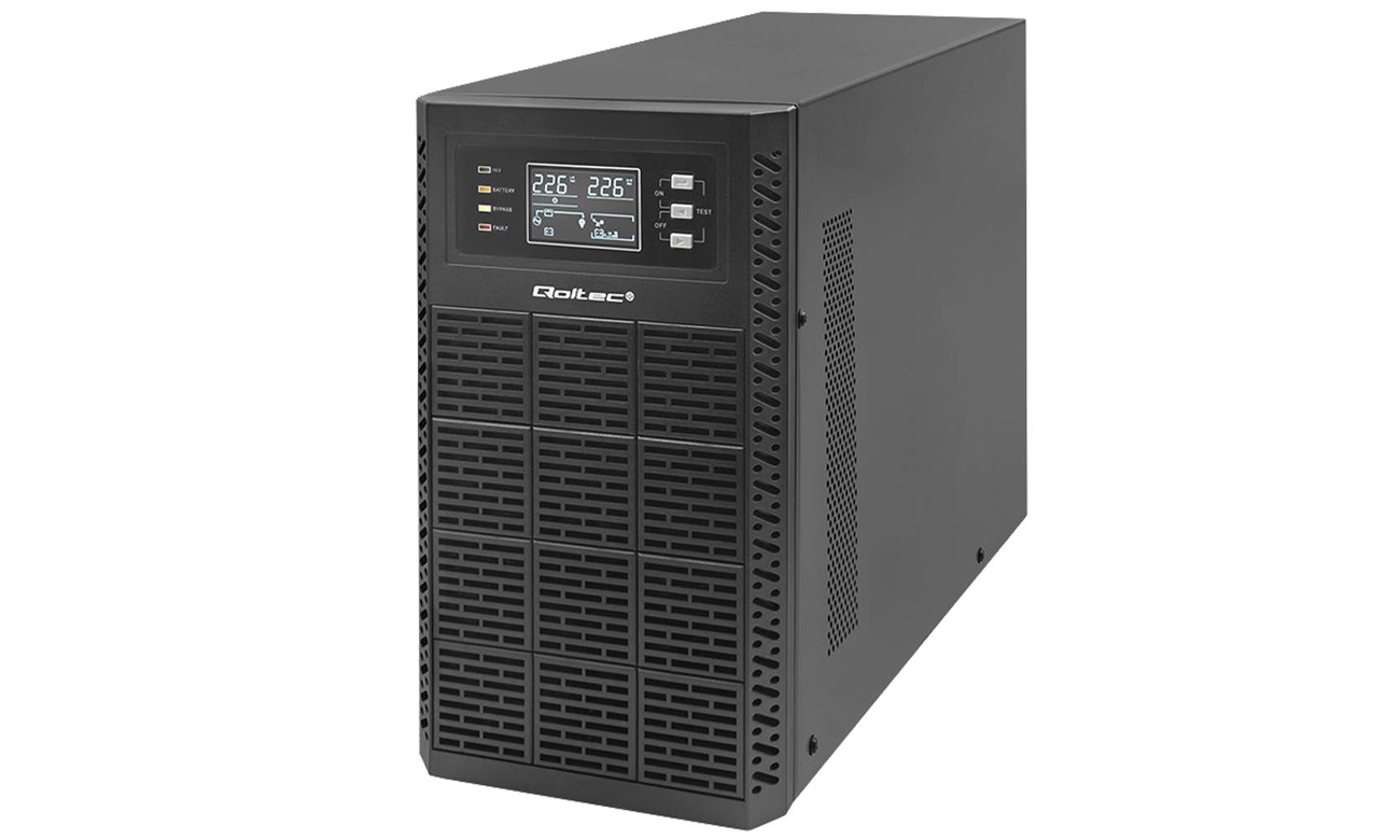 Zasilacz Qoltec UPS 3kVA 3000W Power Factor 1.0 On-line